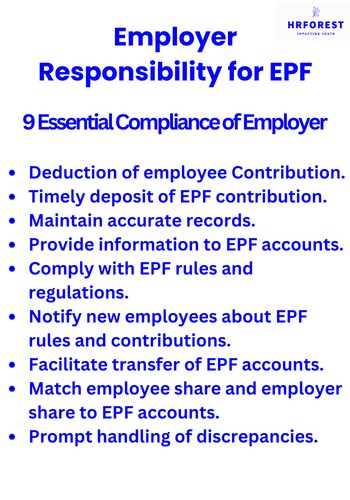 Employer Responsibility for EPF